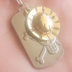 ☠️ One Piece Luffy Hat Charm Keychain